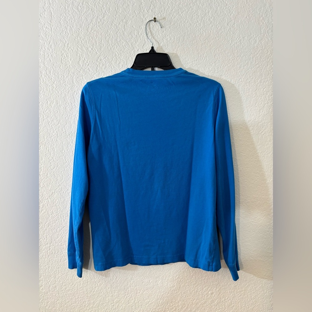 Psycho Bunny Emmet Graphic Long Sleeve Tee Blue Pima Cotton Logo Men’s Size 3 XS - Picture 5 of 7